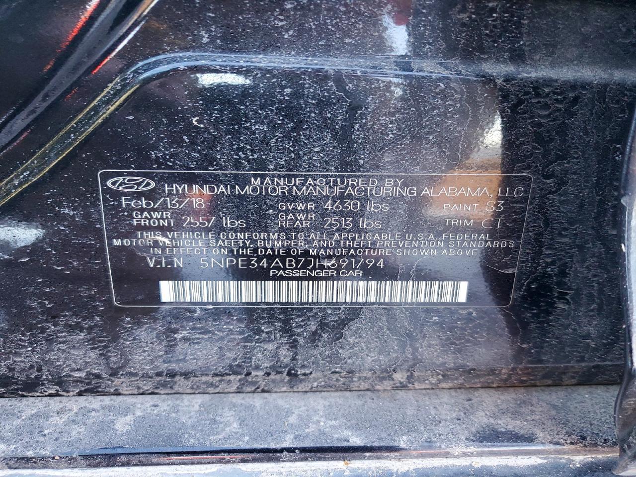 2018 Hyundai Sonata Sport