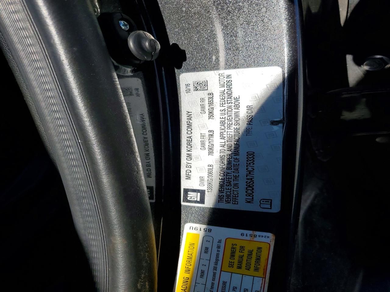 2017 Chevrolet Spark 1LT