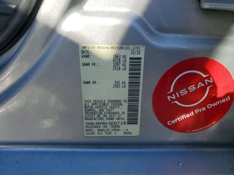 2019 Nissan Altima s