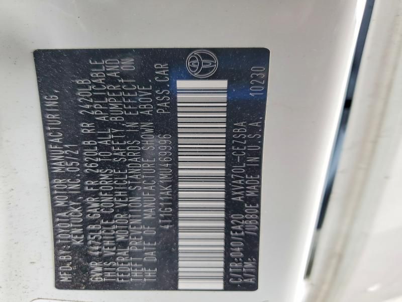 2021 Toyota Camry se