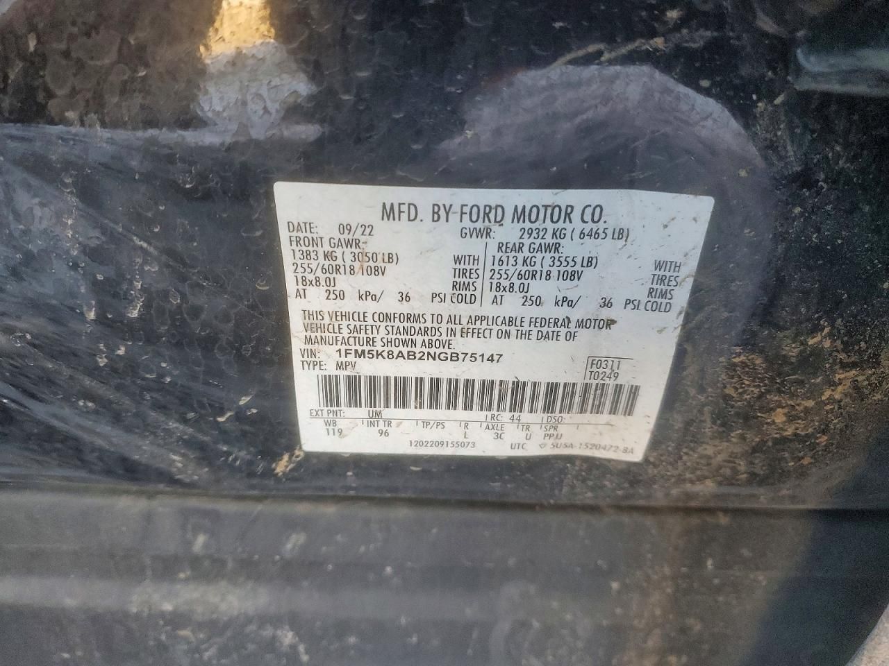 2022 Ford Explorer Police Interceptor