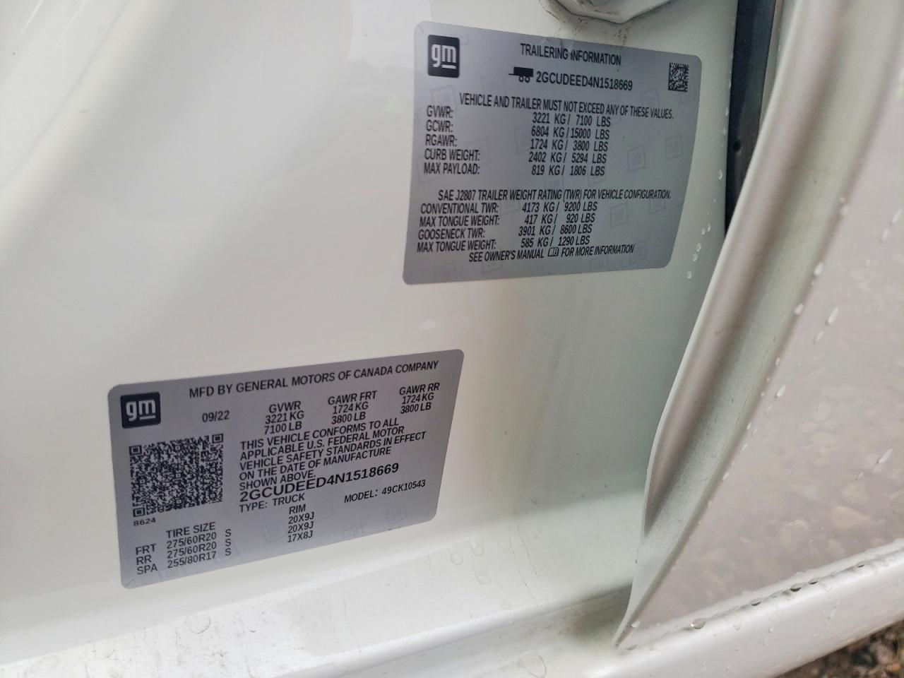 2022 Chevrolet Silverado K1500 rst