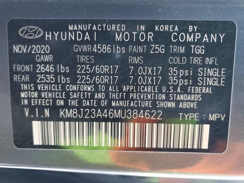 2021 Hyundai Tucson se