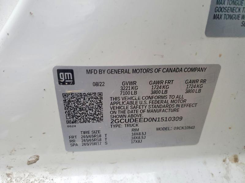 2022 Chevrolet Silverado K1500 rst