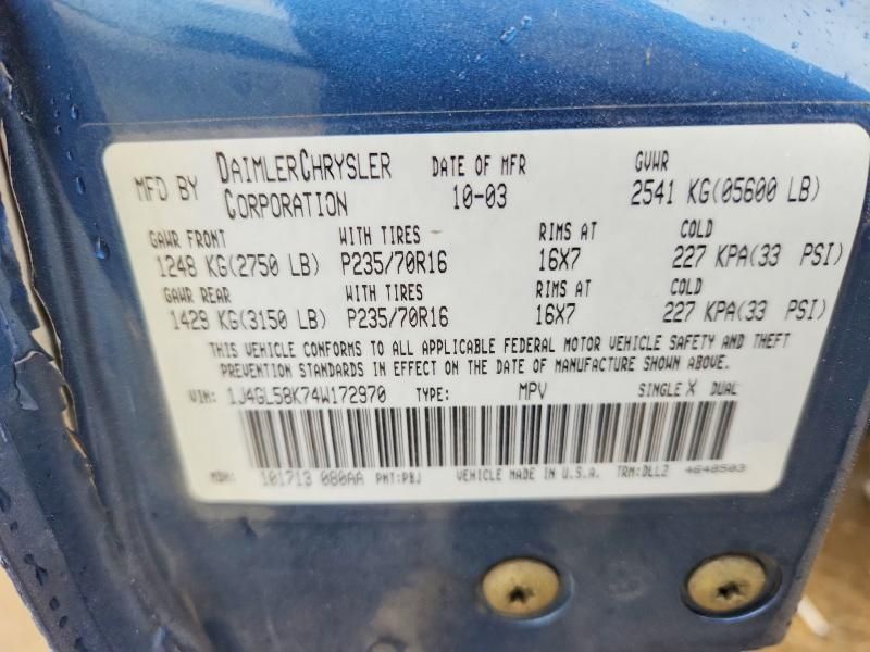 2004 Jeep Liberty Limited