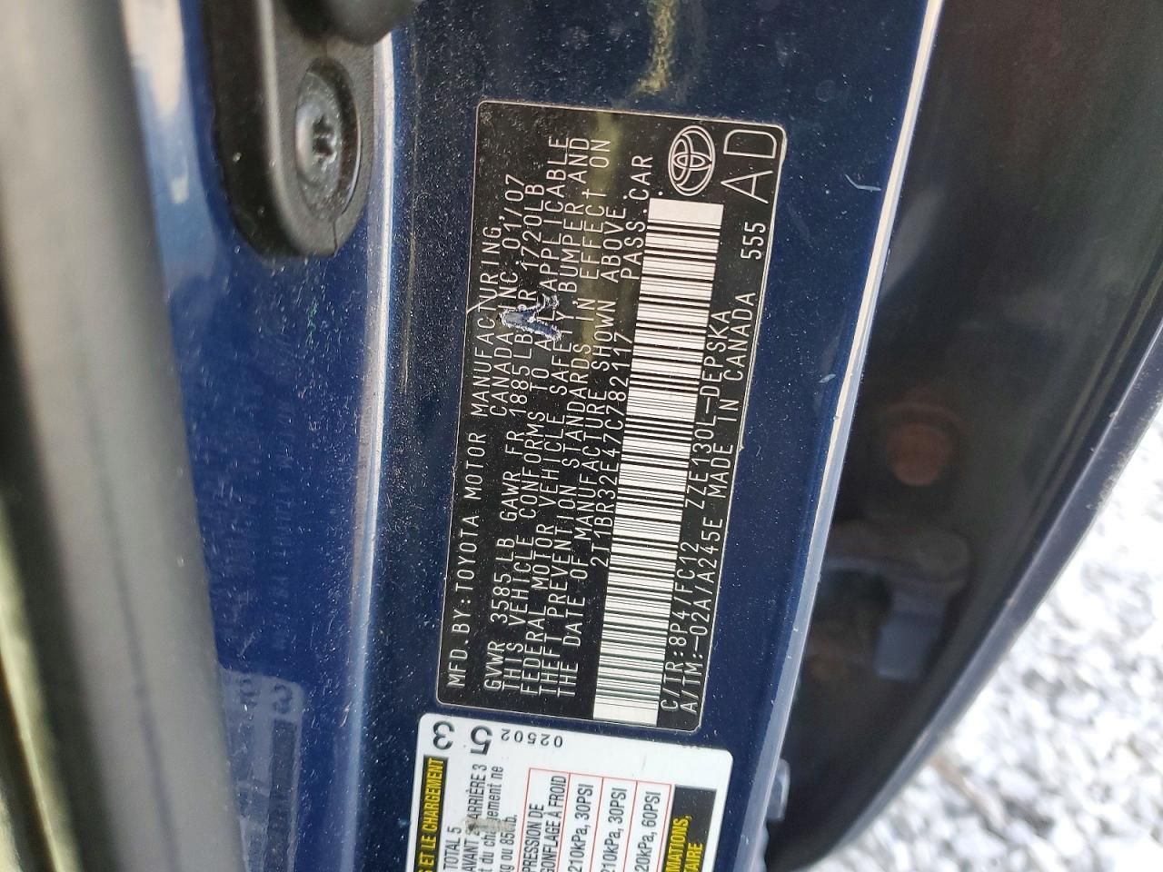 2007 Toyota Corolla ce