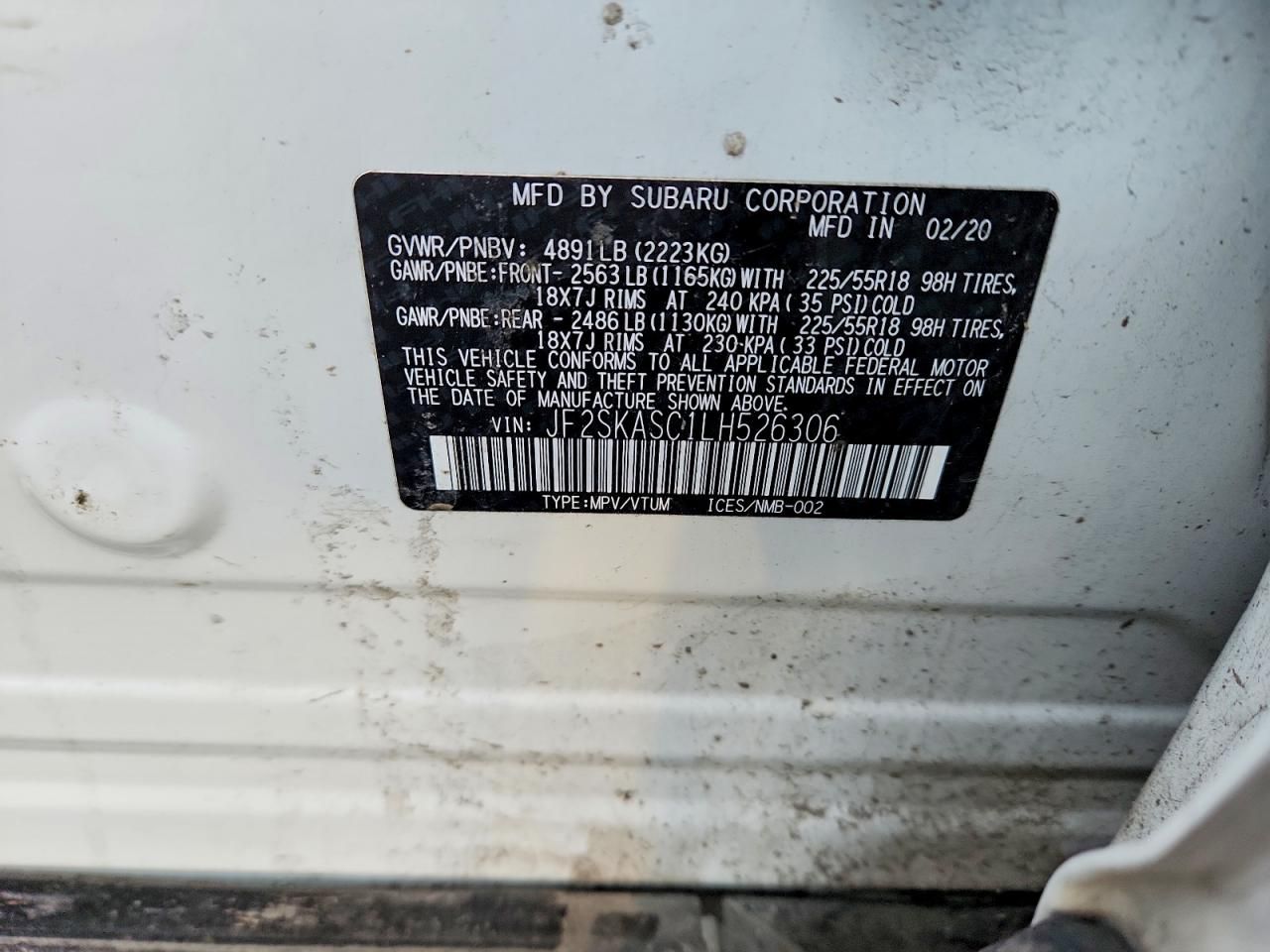 2020 Subaru Forester Limited