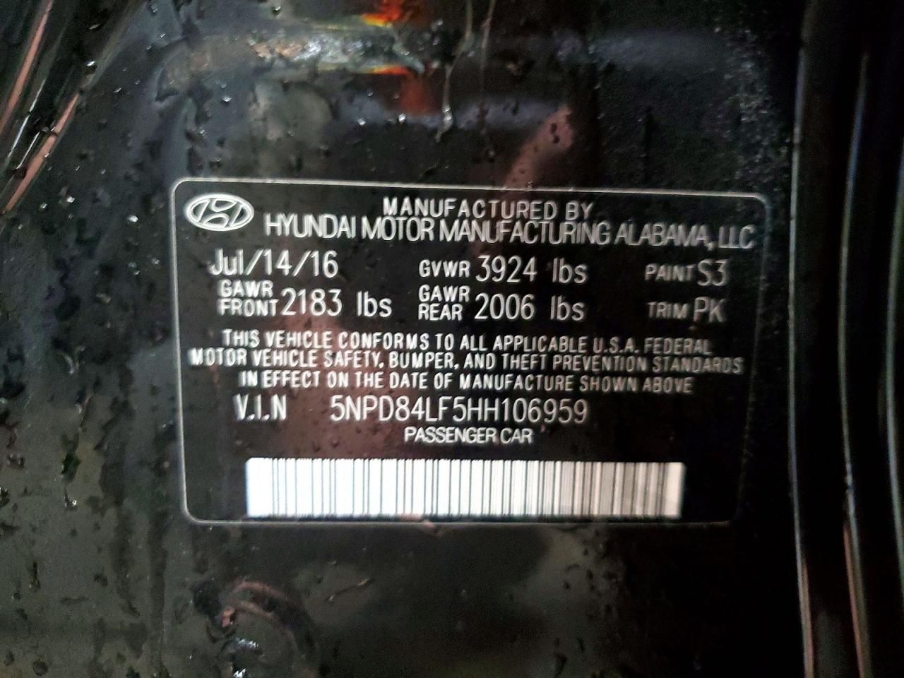 2017 Hyundai Elantra se