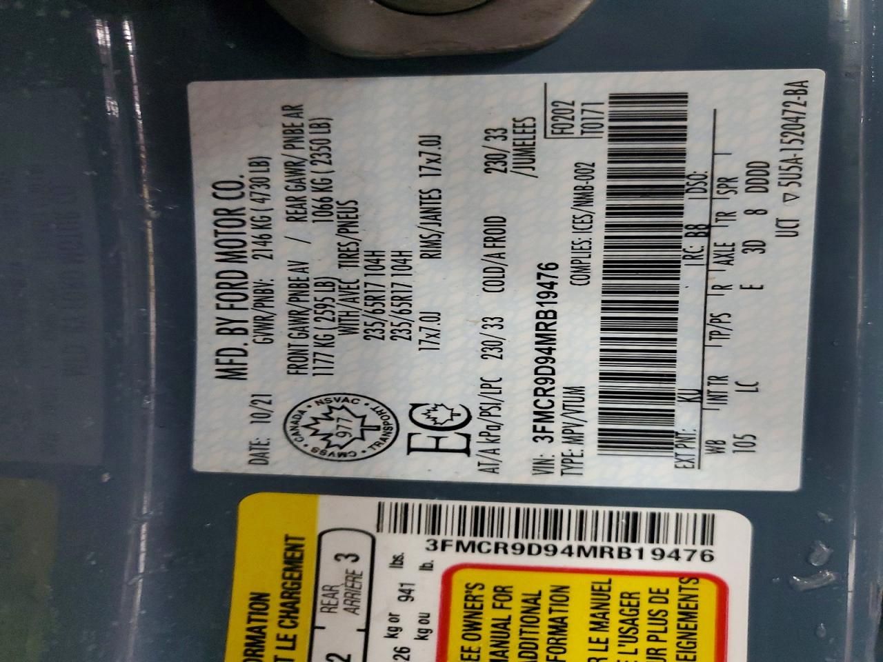 2021 Ford Bronco Sport Badlands