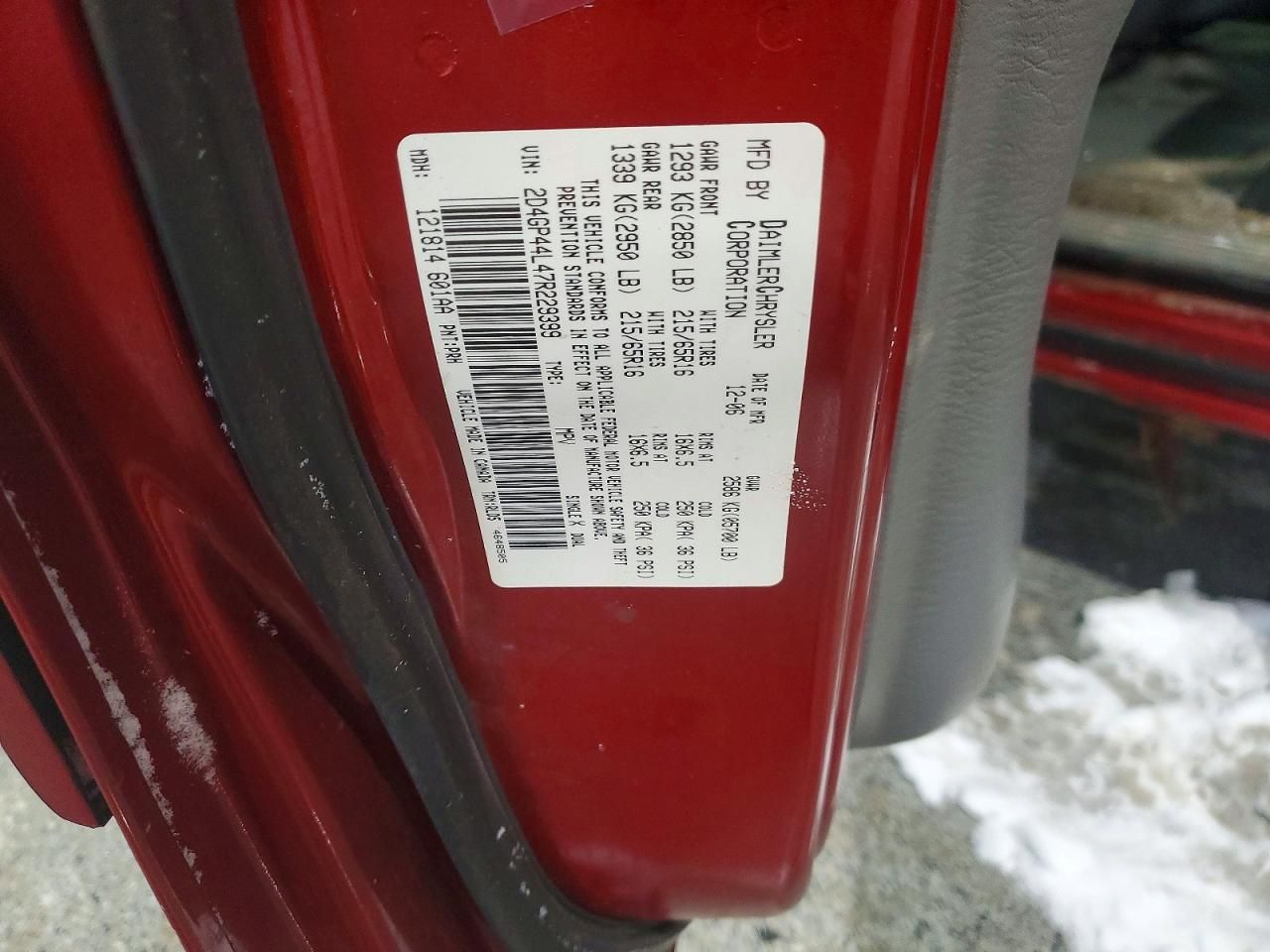 2007 Dodge Grand Caravan sxt