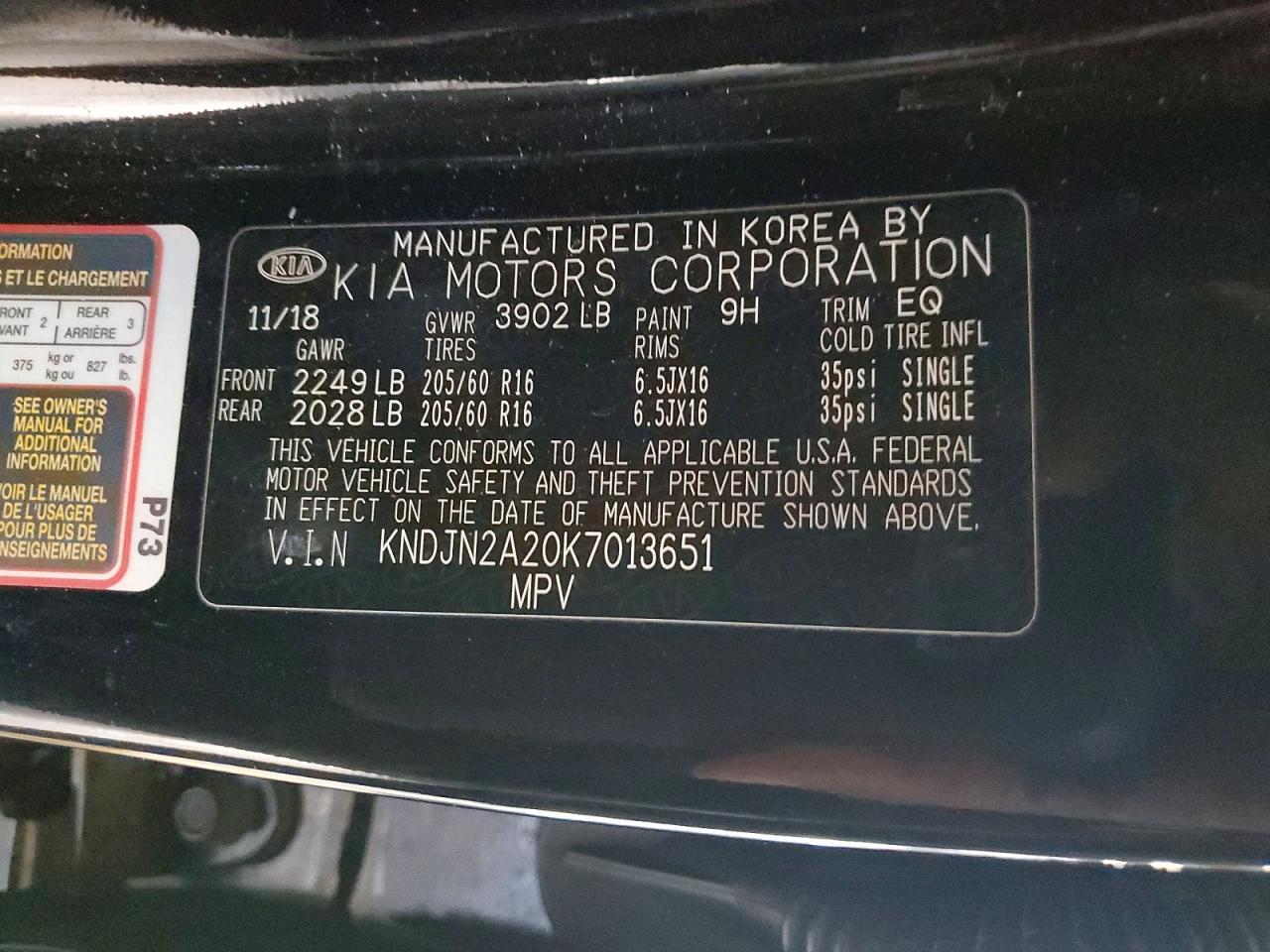 2019 KIA Soul Base