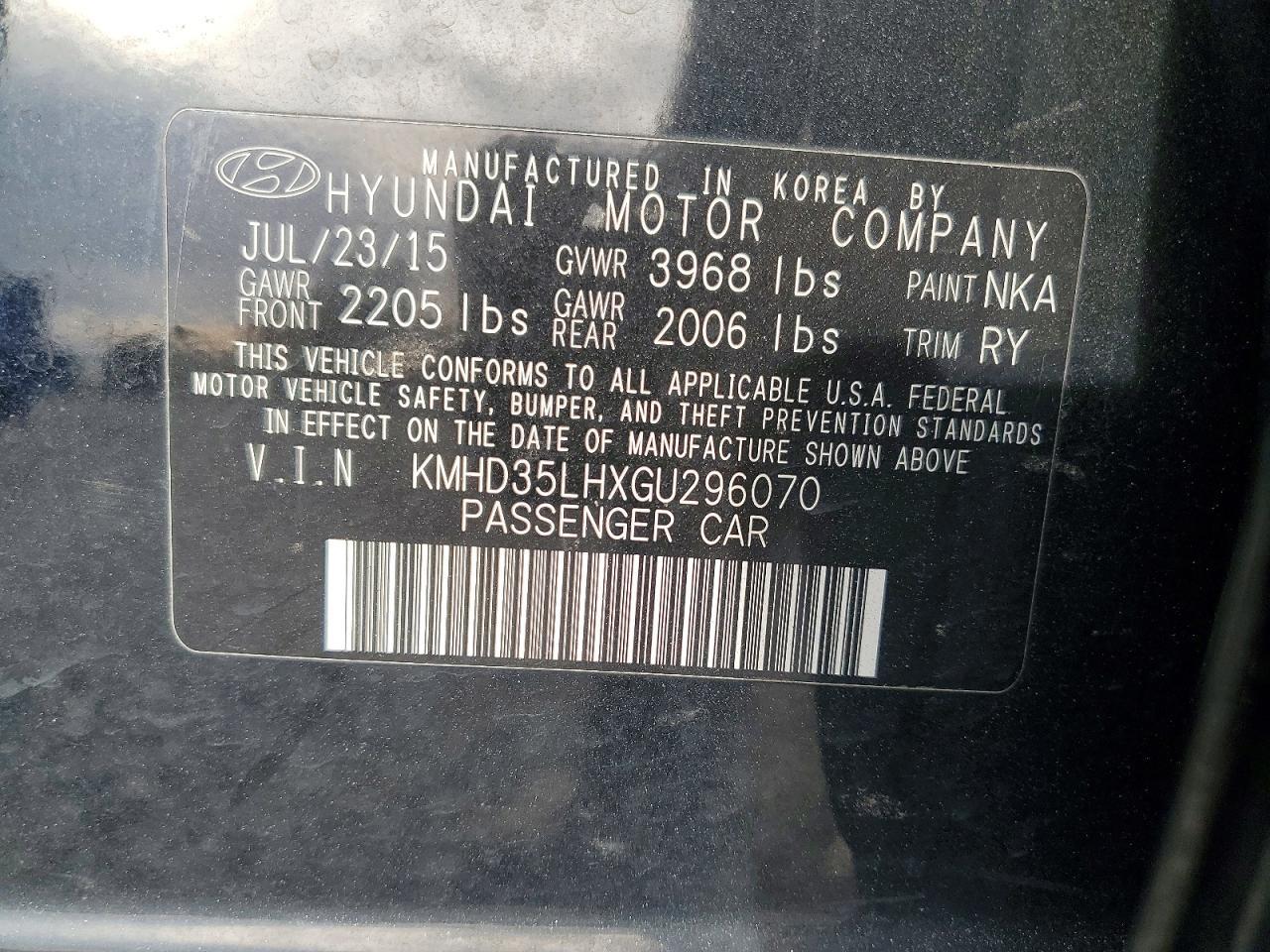 2016 Hyundai Elantra gt