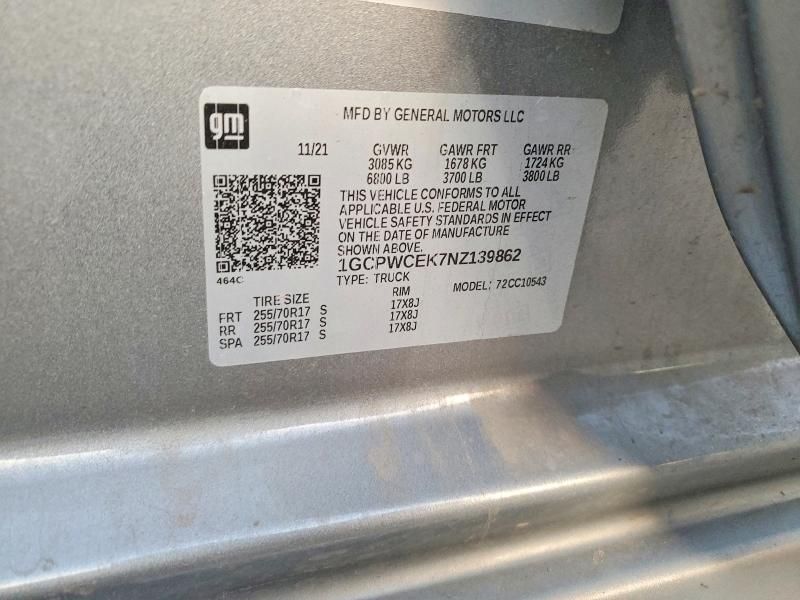 2022 Chevrolet Silverado ltd C1500 lt