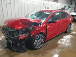 Salvage cars for sale from Copart Elgin, IL: 2022 KIA Forte gt