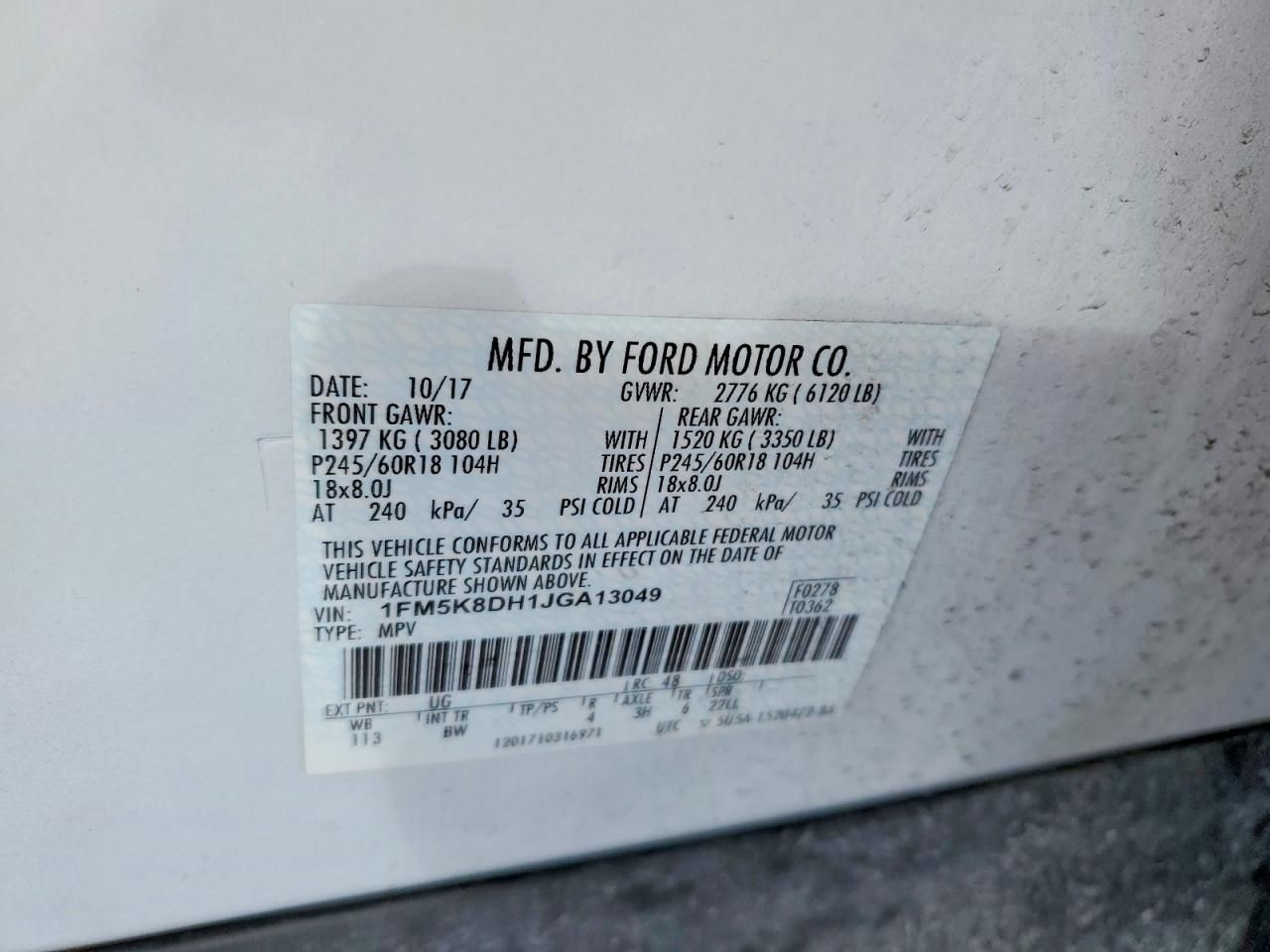 2018 Ford Explorer xlt