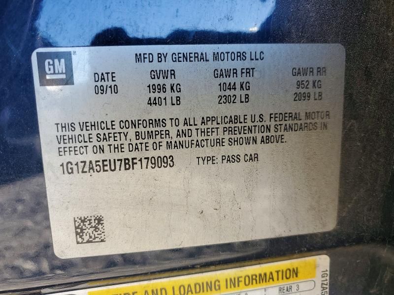 2011 Chevrolet Malibu ls