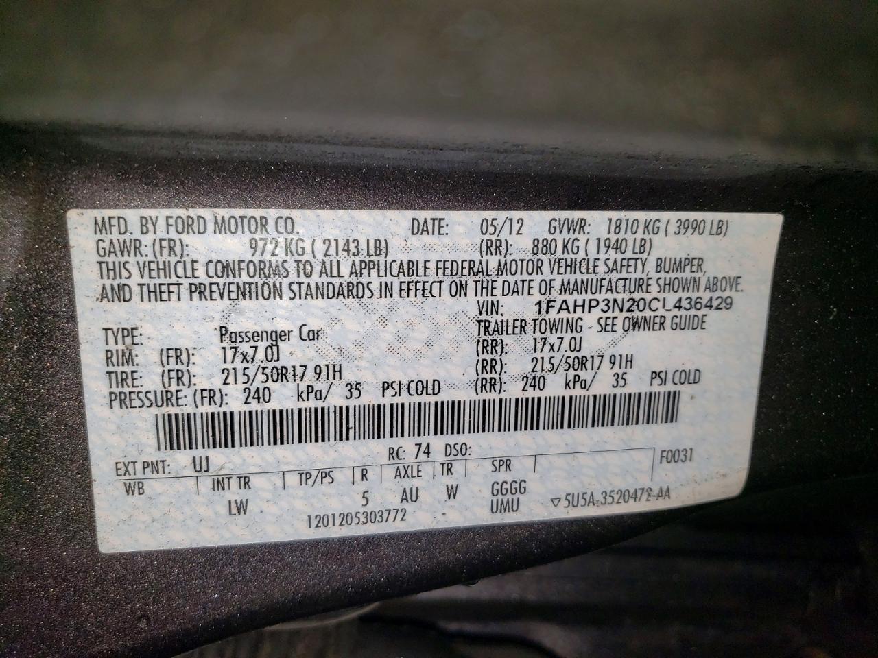 2012 Ford Focus Titanium