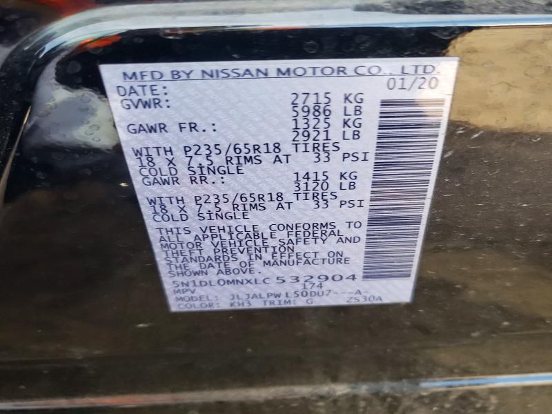 2020 Infiniti Qx60 Luxe