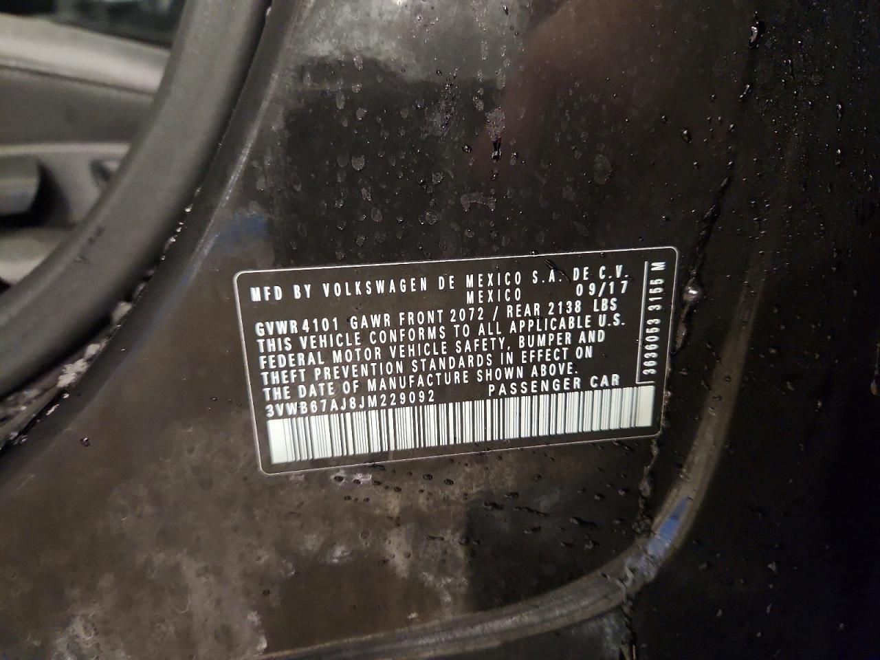 2018 Volkswagen Jetta se