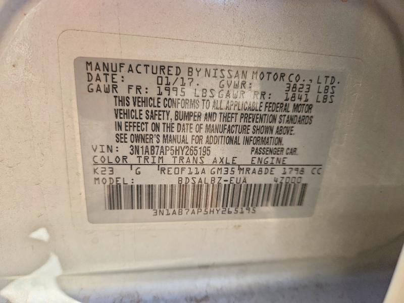 2017 Nissan Sentra s