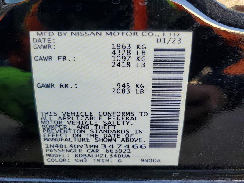 2023 Nissan Altima 2.5 sv
