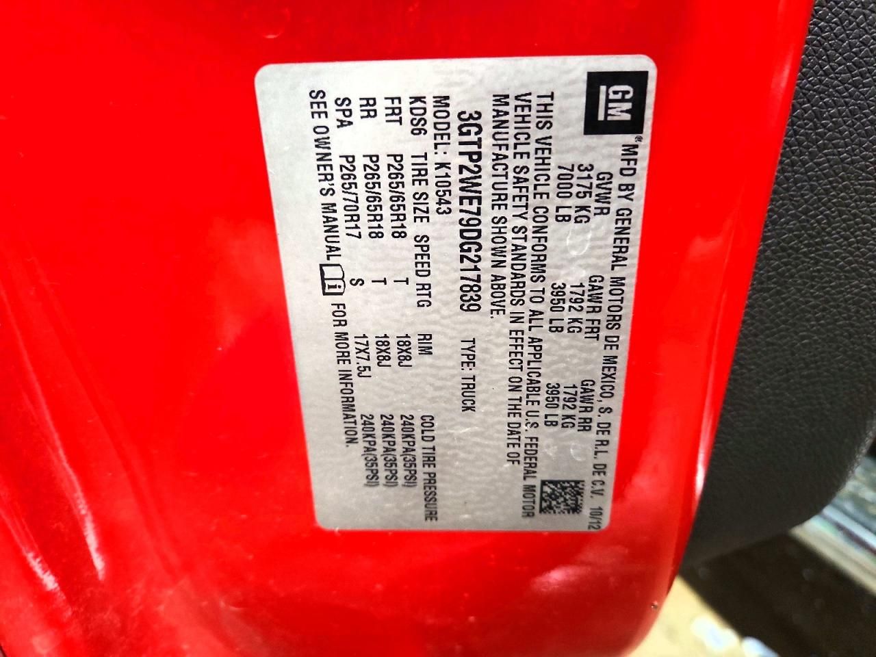 2013 GMC Sierra K1500 slt