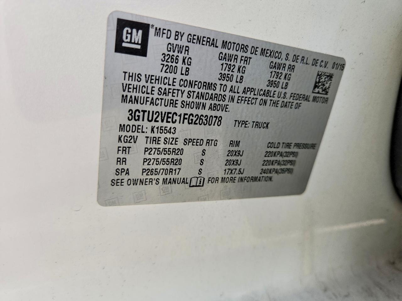 2015 GMC Sierra K1500 SLT