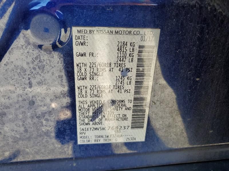 2017 Nissan Rogue sv Hybrid