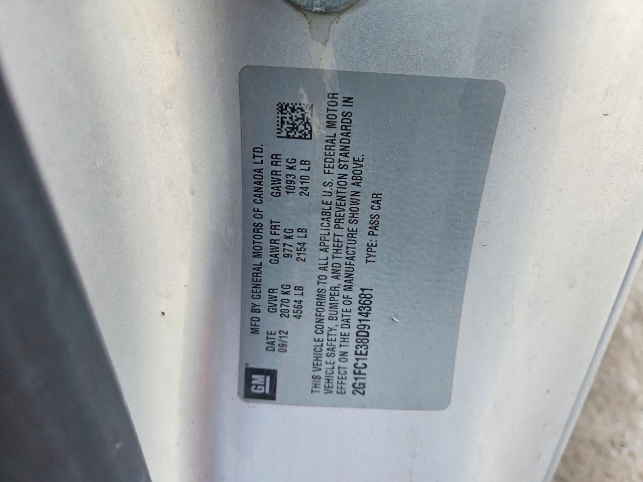 2013 Chevrolet Camaro lt