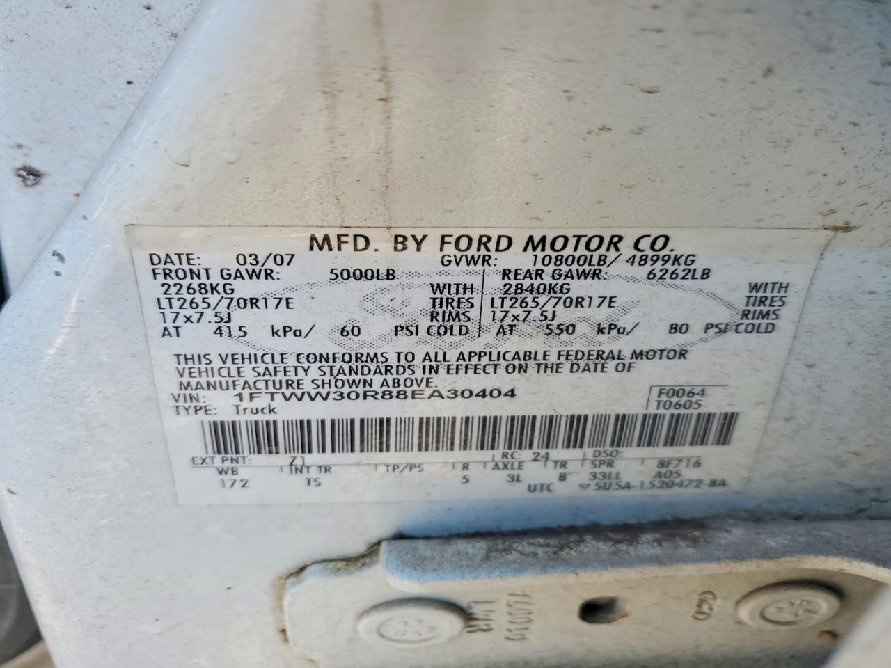 2008 Ford F350 srw Super Duty