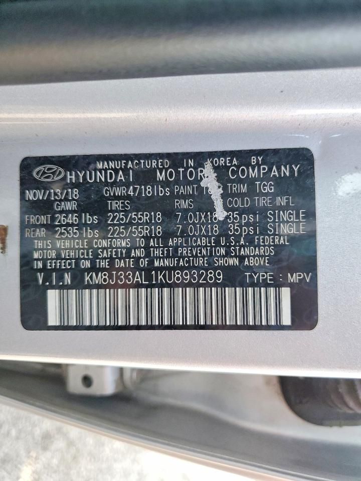 2019 Hyundai Tucson Limited