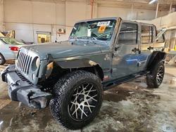 Jeep salvage cars for sale: 2015 Jeep Wrangler Unlimited Sport