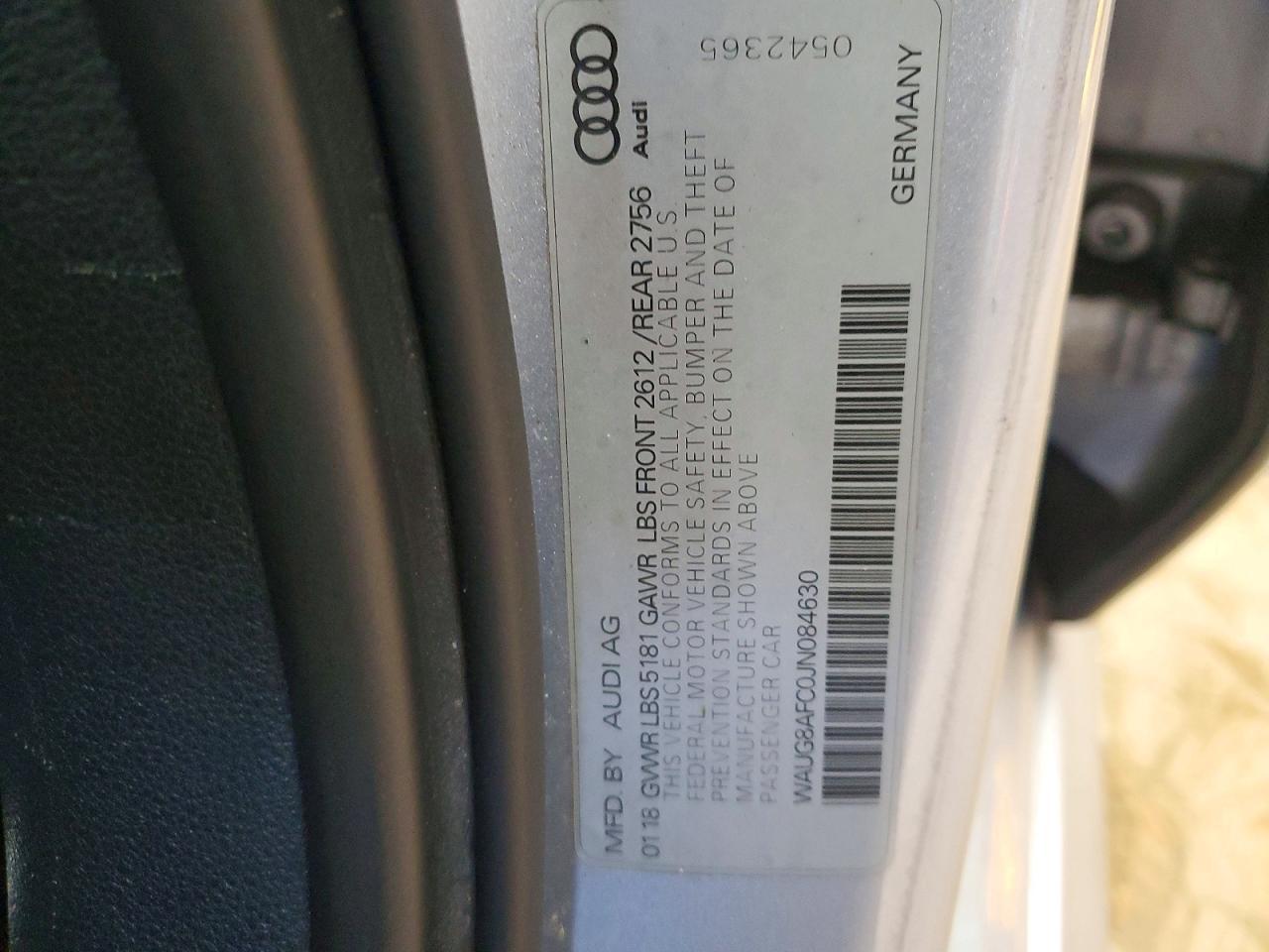 2018 Audi A6 Premium Plus