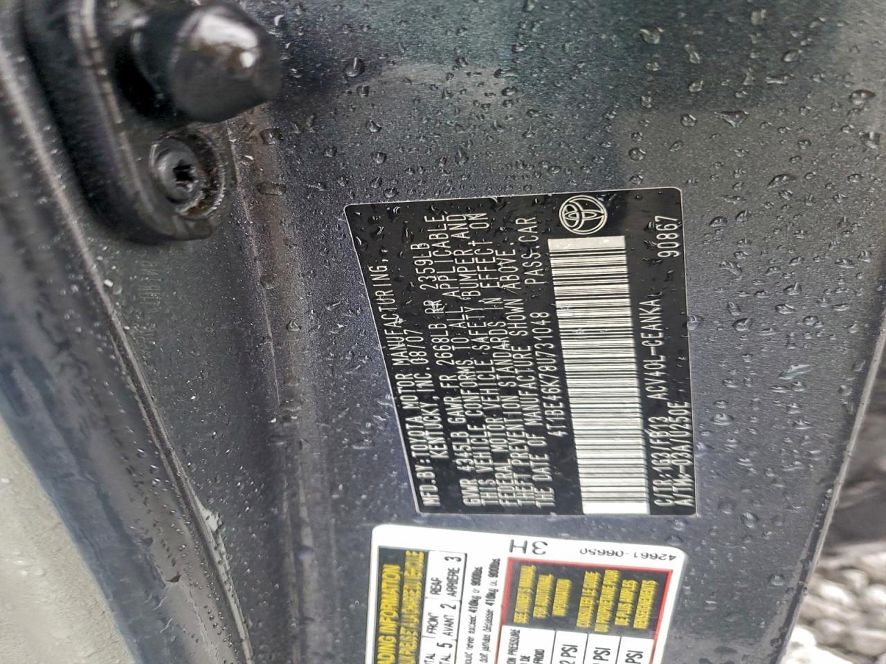 2008 Toyota Camry ce