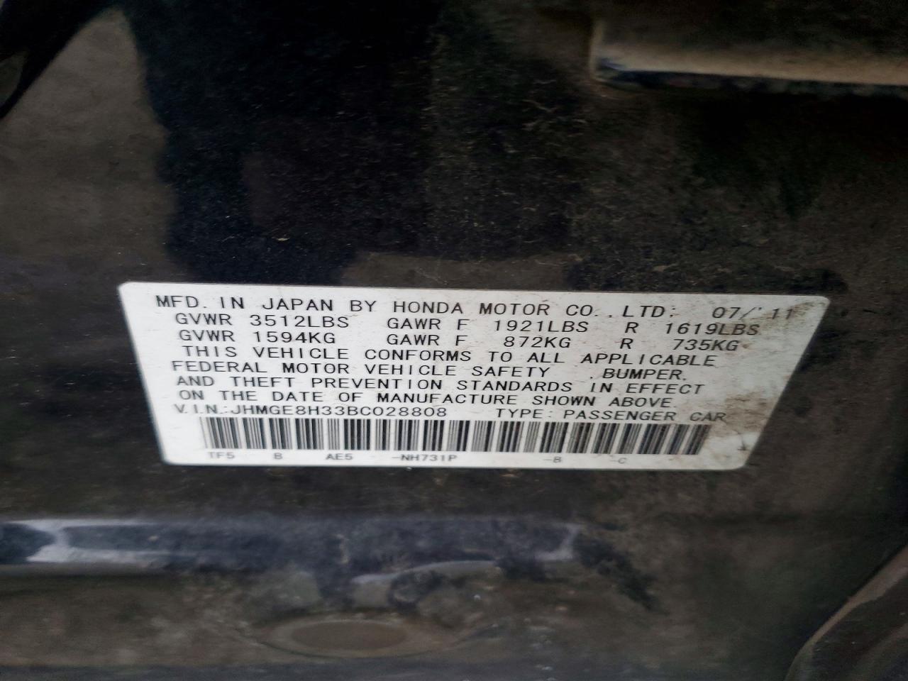 2011 Honda FIT
