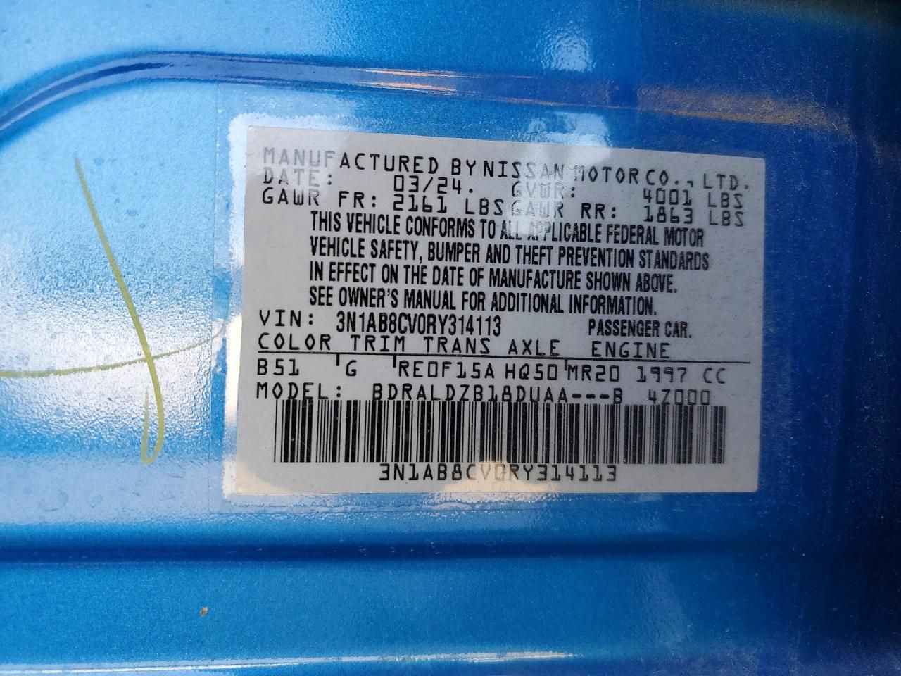 2024 Nissan Sentra sv