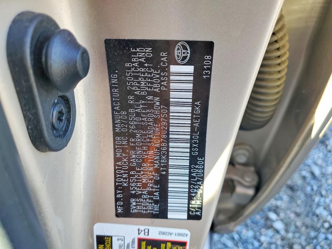 2008 Toyota Avalon xl