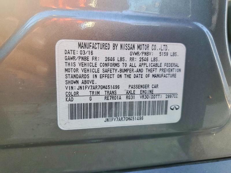 2016 Infiniti Q50 red Sport 400