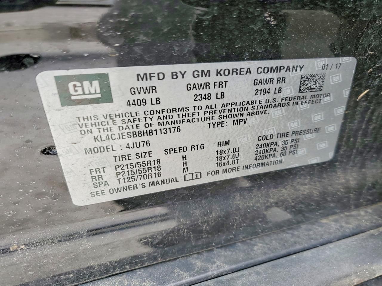 2017 Buick Encore Preferred