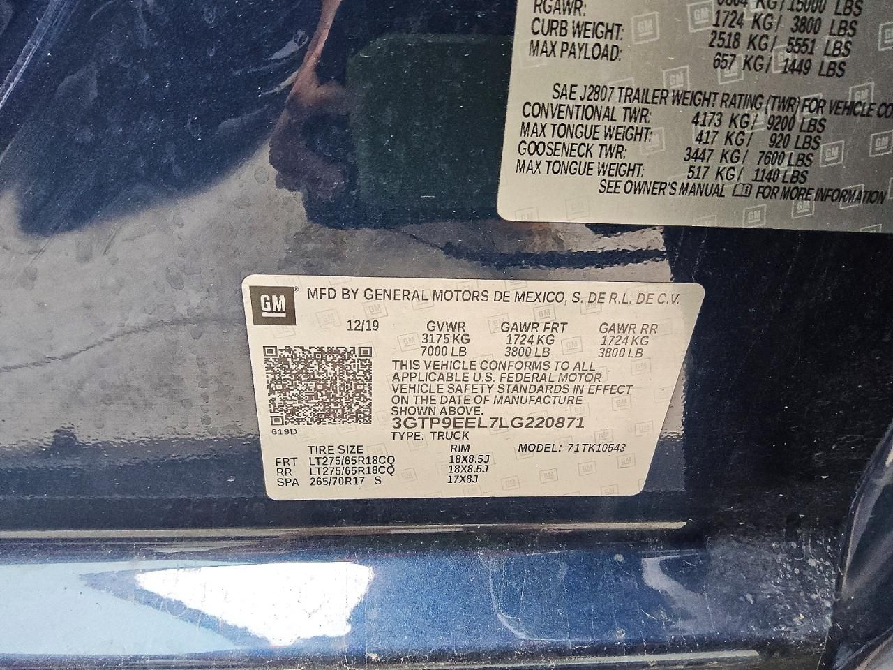 2020 GMC Sierra K1500 AT4