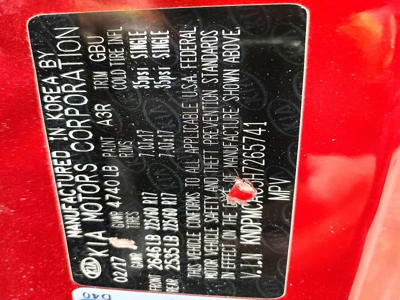 2017 KIA Sportage lx