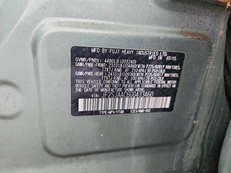 2016 Subaru Forester 2.5i