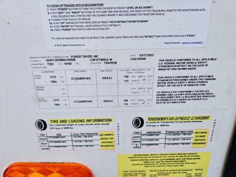 2022 Forest River Trailer