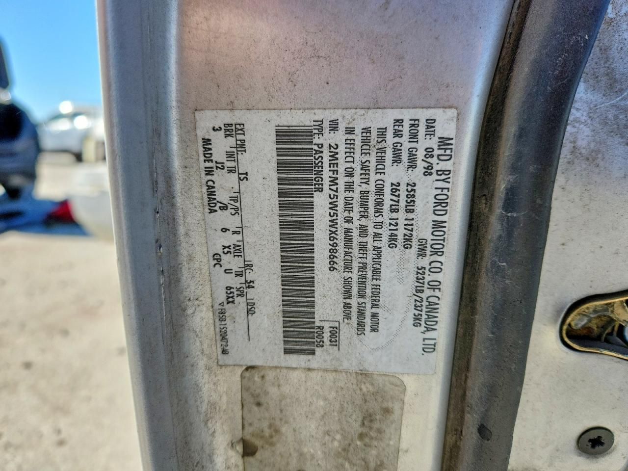 1998 Mercury Grand Marquis ls