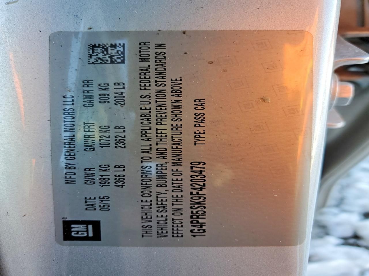 2015 Buick Verano Convenience