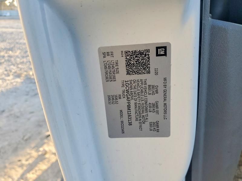 2021 Chevrolet Express G2500 Delivery Van