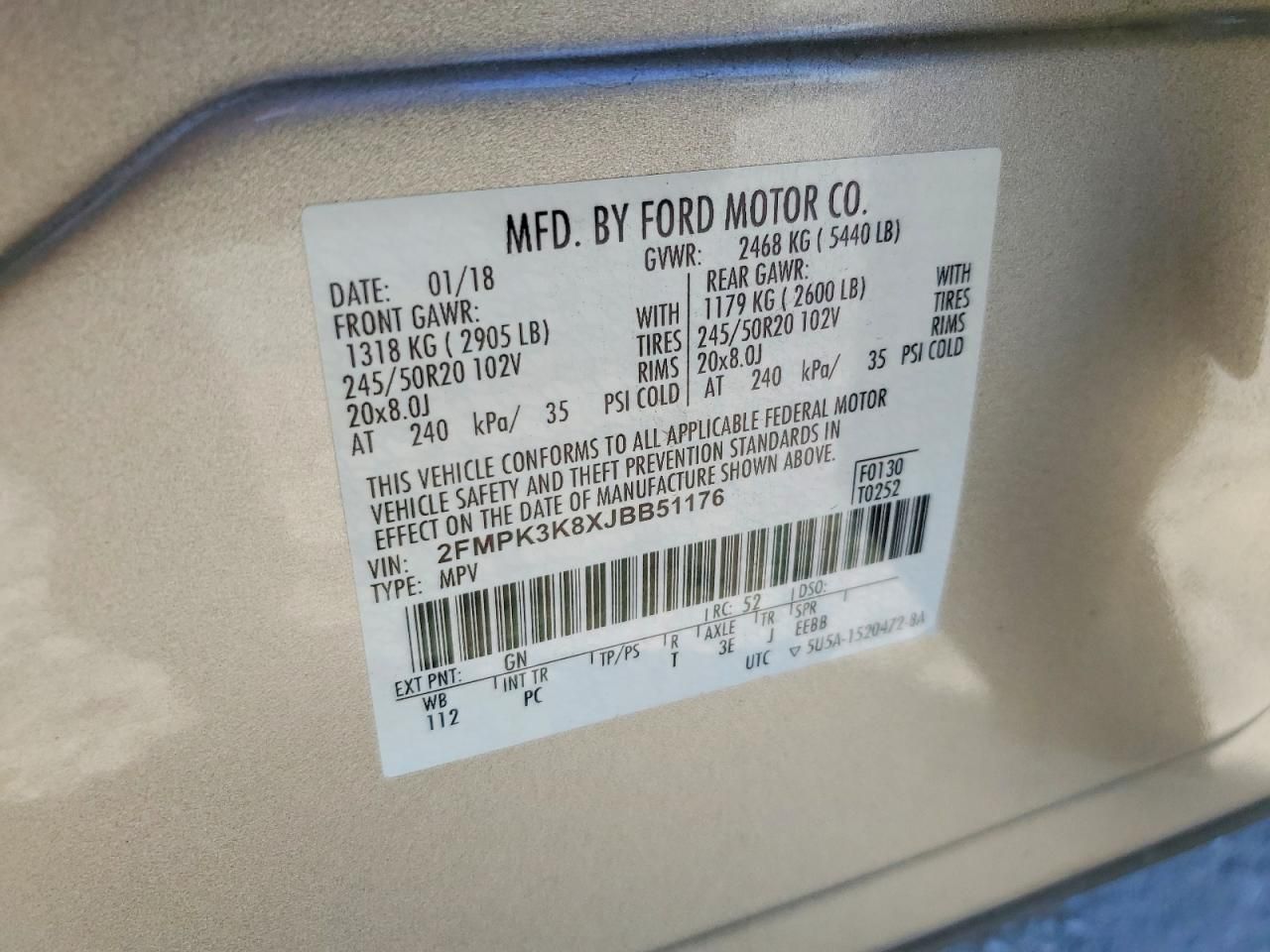 2018 Ford Edge Titanium