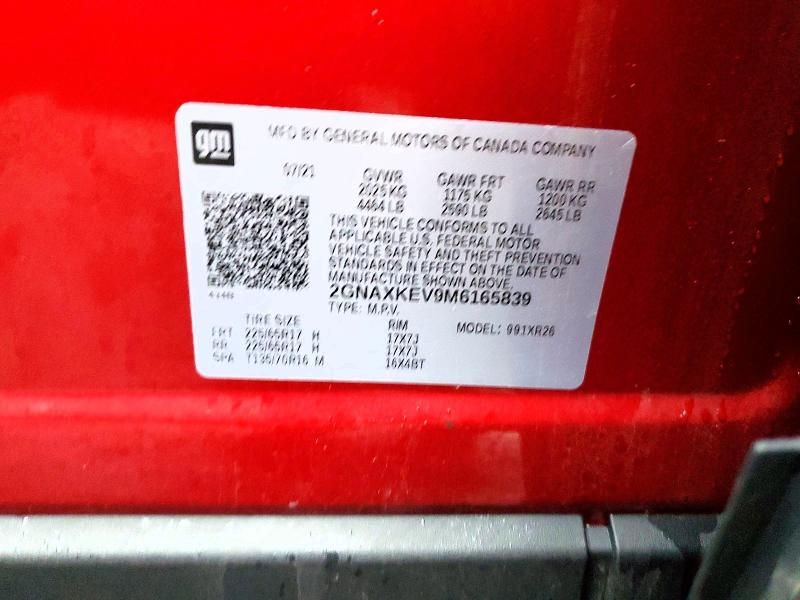 2021 Chevrolet Equinox lt