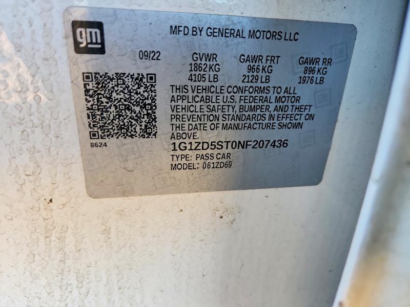 2022 Chevrolet Malibu lt