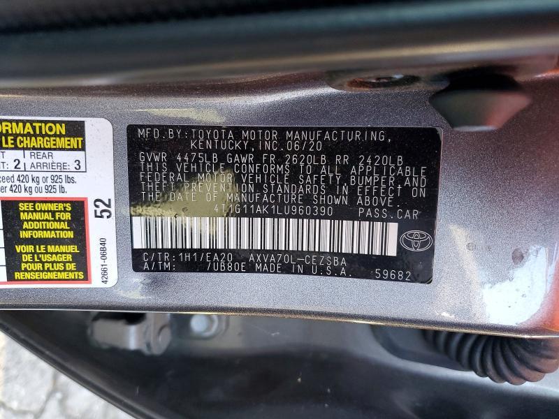 2020 Toyota Camry se